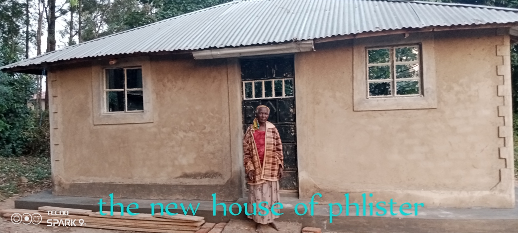 New home built for Philister in Inungo village