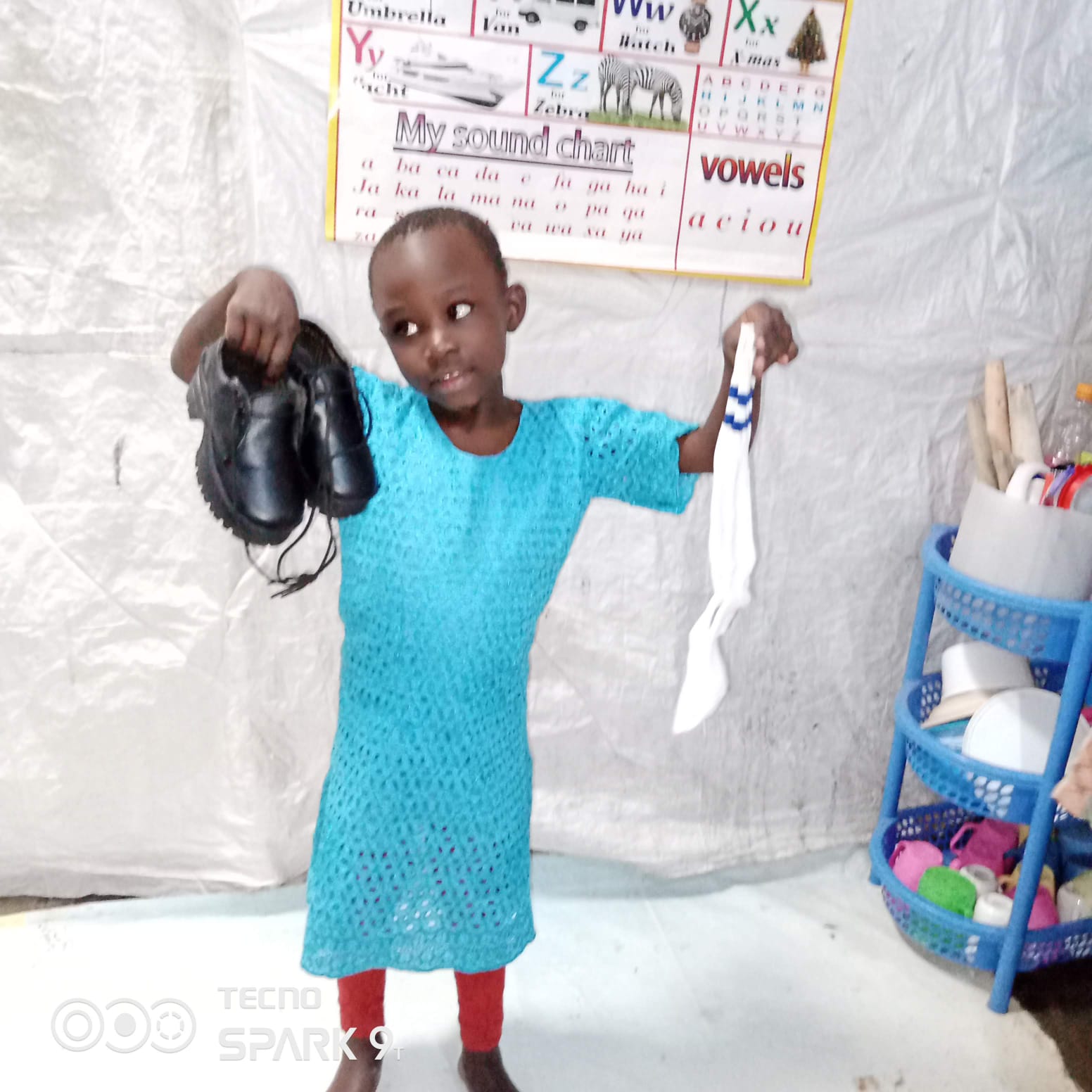 Precious receiving education support in Nairobi